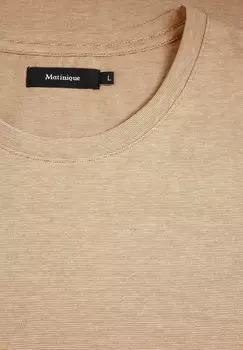 Базовая футболка JERMANE STRIPE Matinique, бежевый