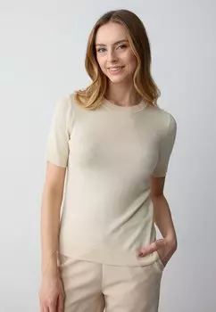 Базовая футболка Jimmy Key, бежевый