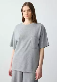 Базовая футболка Jimmy Key, серебряный