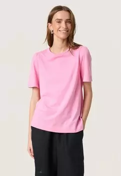 Базовая футболка JINA PUFF TEE Soaked in Luxury, розовый
