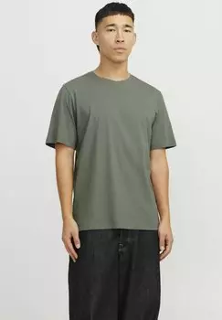 Базовая футболка JJE O-NECK NOOS Jack & Jones, зеленый