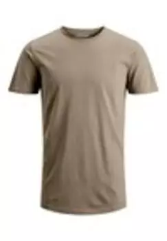 Базовая Футболка JJEBASHER TEE O NECK Jack & Jones, бежевый