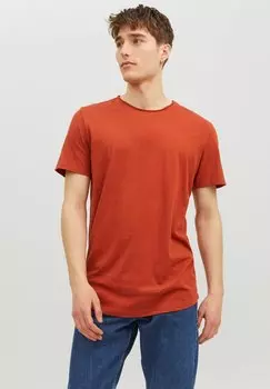 Базовая футболка JJEBASHER TEE O NECK Jack & Jones, киноварь