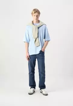 Базовая футболка JJECHARGE OVERSIZE TEE O NECK Jack & Jones, светло-голубой