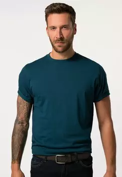 Базовая футболка JP1880, бирюзовый