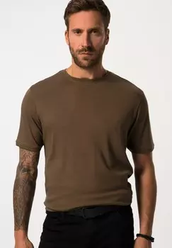 Базовая футболка JP1880, коричневый