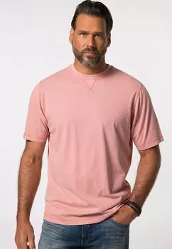 Базовая футболка JP1880, светло-розовый