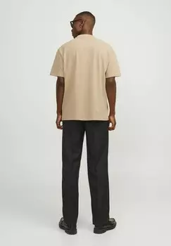 Базовая футболка JPRBLAHARVEY TEE UNISEX Jack & Jones PREMIUM, бежевый
