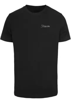 Базовая футболка JUST LOVE ROUND NECK Merchcode, пестрый черный