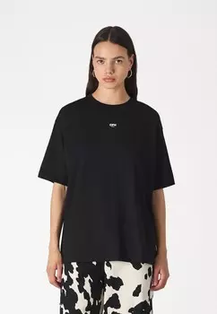 Базовая футболка JXALVA LOOSE PRINT TEE JJXX, черный