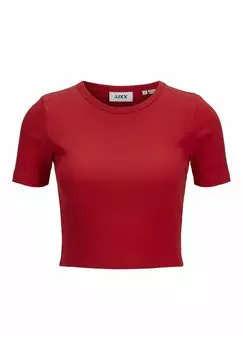 Базовая футболка JXFLORIE RIB TEE JJXX, красный