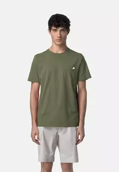 Базовая футболка K-Way, зеленый