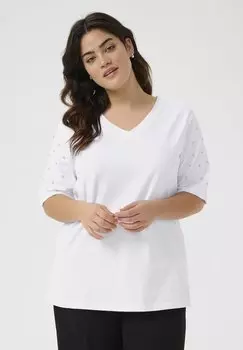 Базовая футболка Kaffe Curve, белый