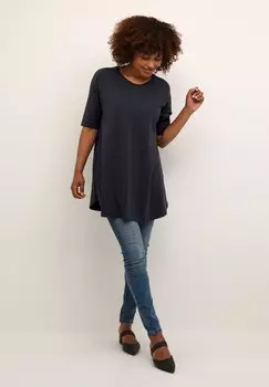 Базовая футболка Kaffe, полночь морская Bpjane 1/2 Sleeve