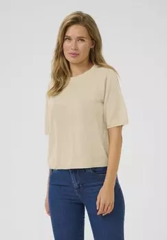 Базовая футболка KALINN Kaffe, бежевый