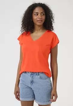 Базовая футболка KALISE Kaffe, оранжевый