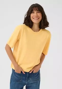 Базовая футболка KANOVA Kaffe, желтый