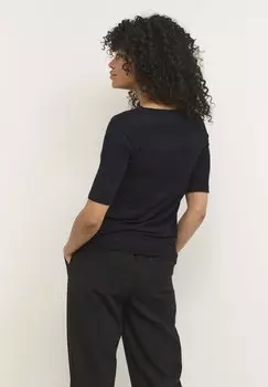 Базовая футболка Karia Kaffe, черный глубокий