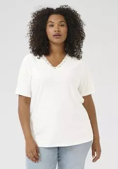 Базовая футболка KCFANANDA Kaffe Curve, белый