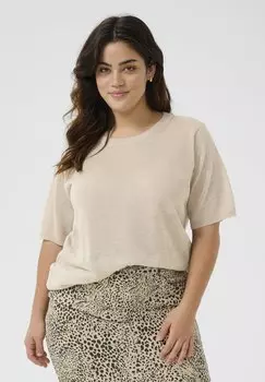 Базовая футболка KCLINNA Kaffe Curve, бежевый