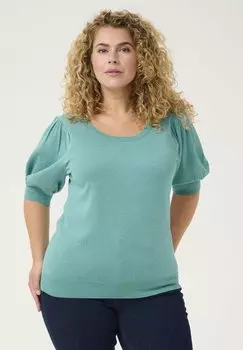 Базовая футболка KCREGITTA Kaffe Curve, цвет Teal