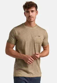 Базовая футболка KILMON INDICODE JEANS, светло-коричневый