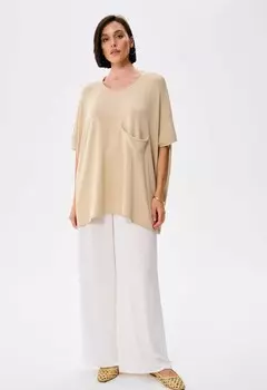 Базовая футболка KIONA blue shadow, бежевый