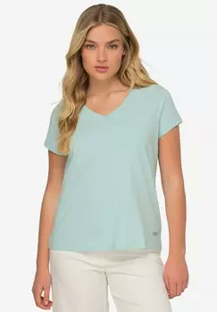 Базовая футболка KLEINER KNOTEN V-AUSSCHNITT HALBARM LAURASN, светло-зеленый