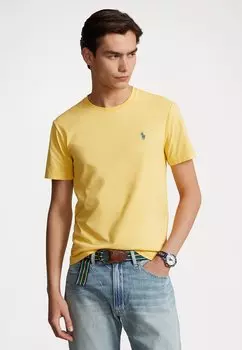 Базовая футболка КОРОТКИЙ РУКАВ Polo Ralph Lauren, осень-желтый