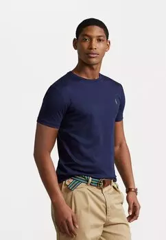 Базовая футболка КОРОТКИЙ РУКАВ Polo Ralph Lauren, изысканный темно-синий цвет