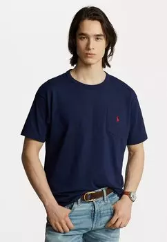 Базовая футболка КОРОТКИЙ РУКАВ Polo Ralph Lauren, темно-синий Ньюпорт