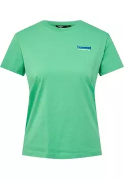 Базовая футболка KRISTY SHORT Hummel, зеленый