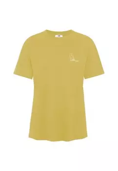 Базовая футболка KURZARM Mavi, желтый