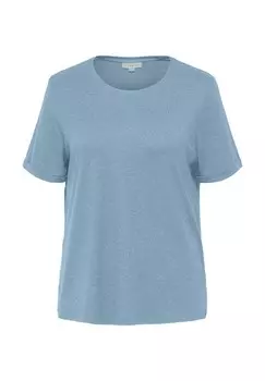 Базовая футболка KURZARM RUNDHALS CURVY ONLY Carmakoma, синий