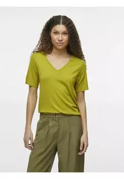 Базовая футболка KURZARM VILA, зеленый