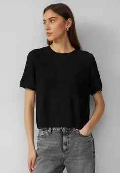 Базовая футболка KURZARMP QS, черный