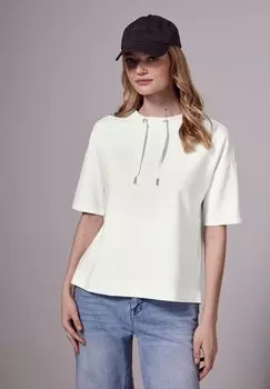 Базовая футболка KUSCHELIGES Street One Studio, молочный