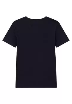 Базовая футболка L'Iconique Petit Bateau, темно-синяя