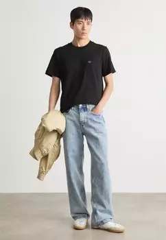 Базовая футболка LABEL REGULAR TEE Calvin Klein Jeans, черный