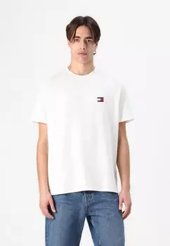 Базовая футболка LABEL TEE Tommy Jeans, белый