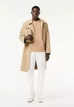 Базовая футболка Lacoste, бежевая ixq