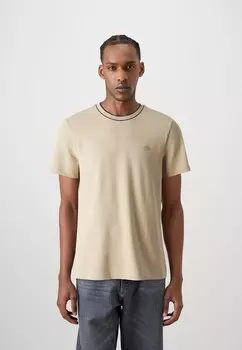 Базовая футболка Lacoste, бежевый