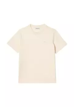 Базовая футболка Lacoste, бежевый
