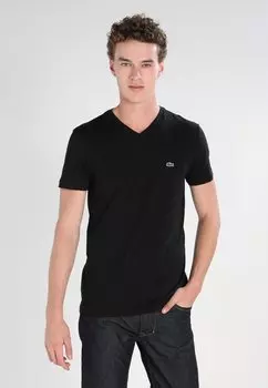 Базовая футболка Lacoste, черная