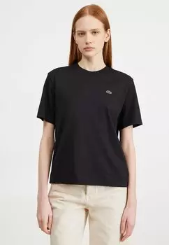 Базовая футболка Lacoste, черная