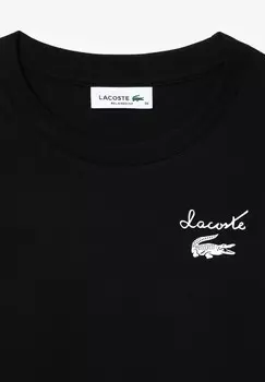 Базовая футболка Lacoste, черный