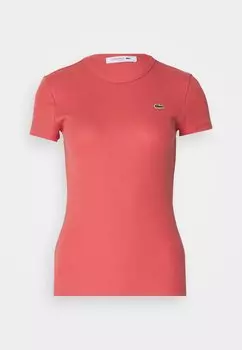 Базовая футболка Lacoste, сьерра-красная