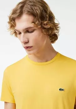 Базовая футболка Lacoste, светло-желтый