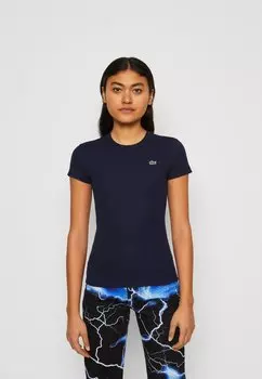 Базовая футболка Lacoste, темно-синий
