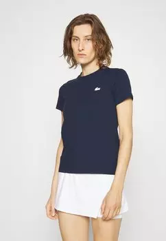 Базовая футболка Lacoste, темно-синий